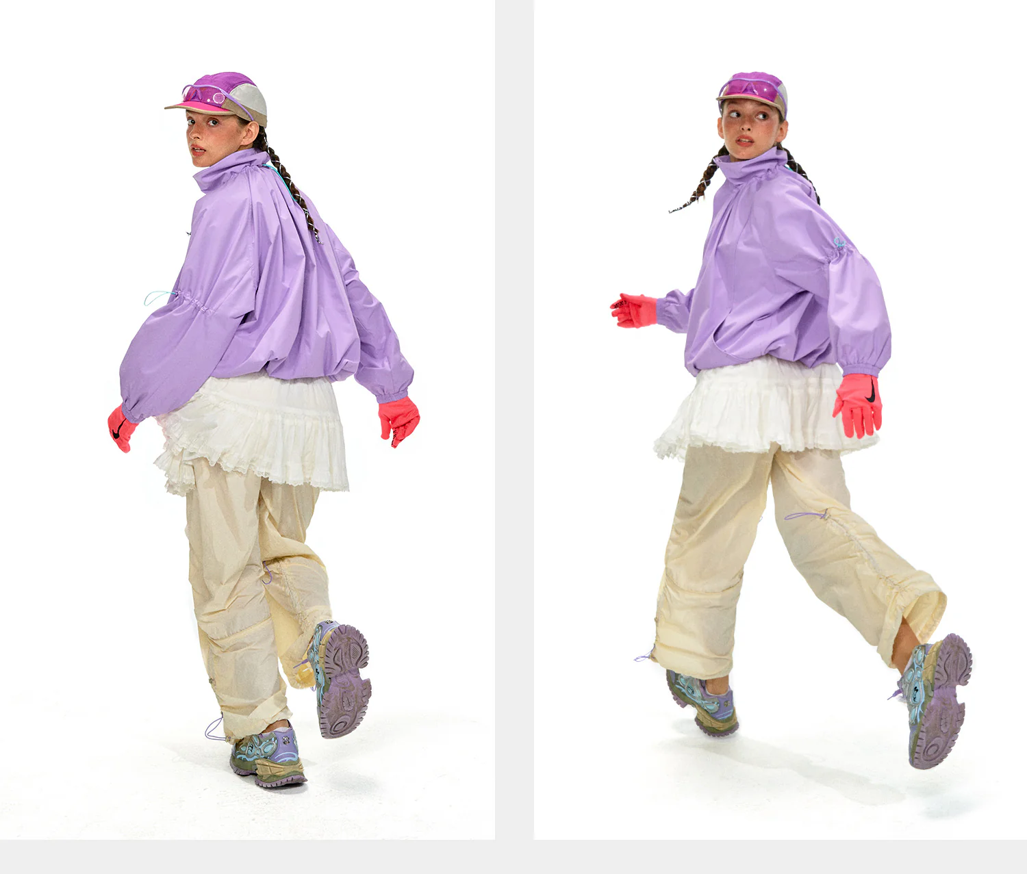 NOTHOMME Flower Bud Collar Balloon Suit - Image 17