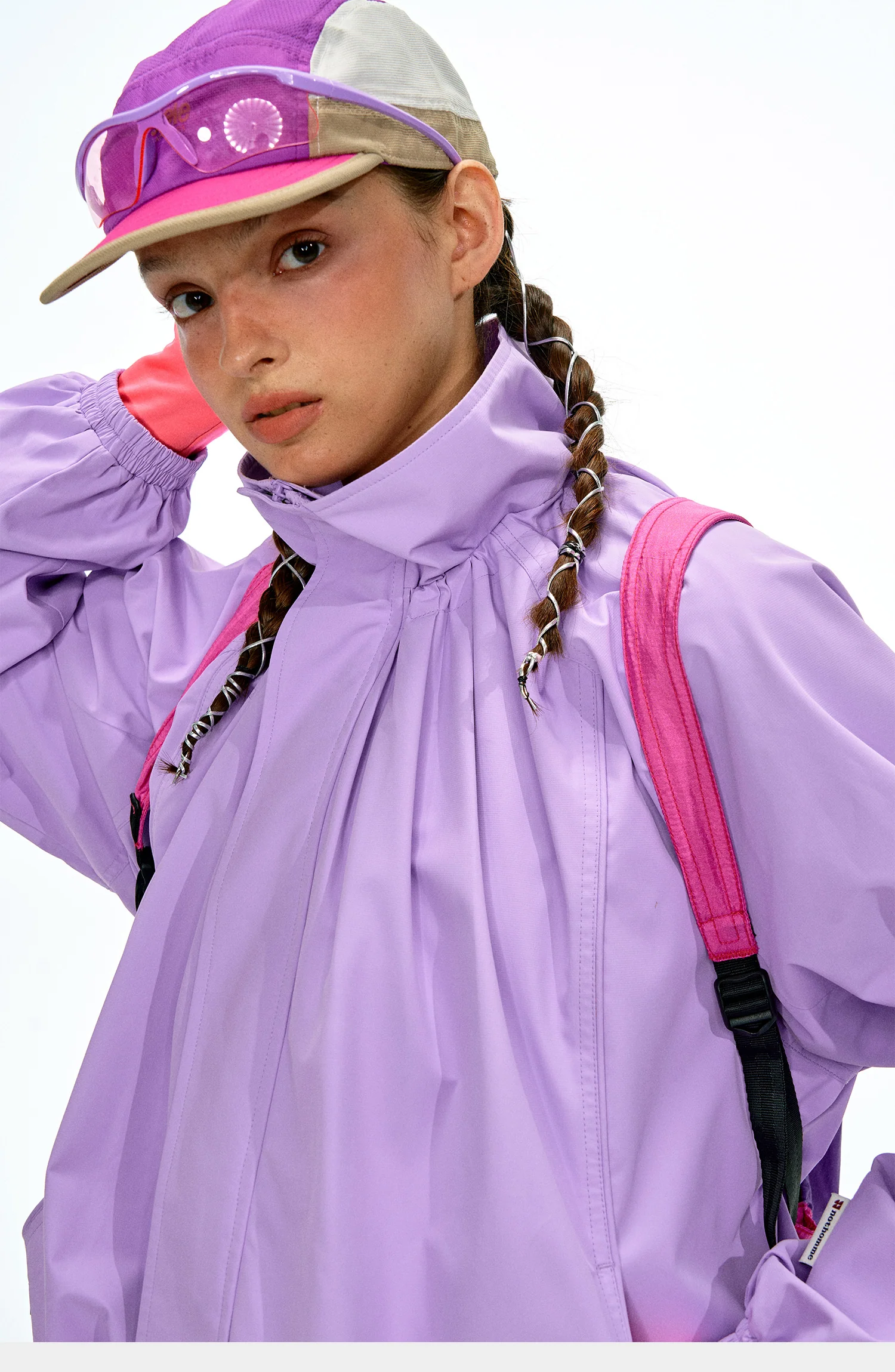 NOTHOMME Flower Bud Collar Balloon Suit - Image 21