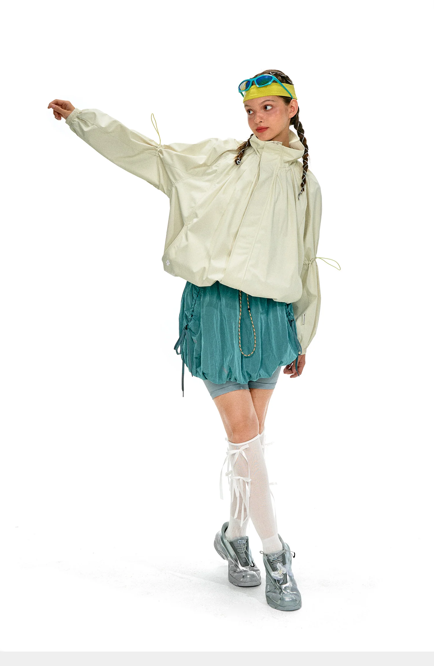 NOTHOMME Flower Bud Collar Balloon Suit - Image 38