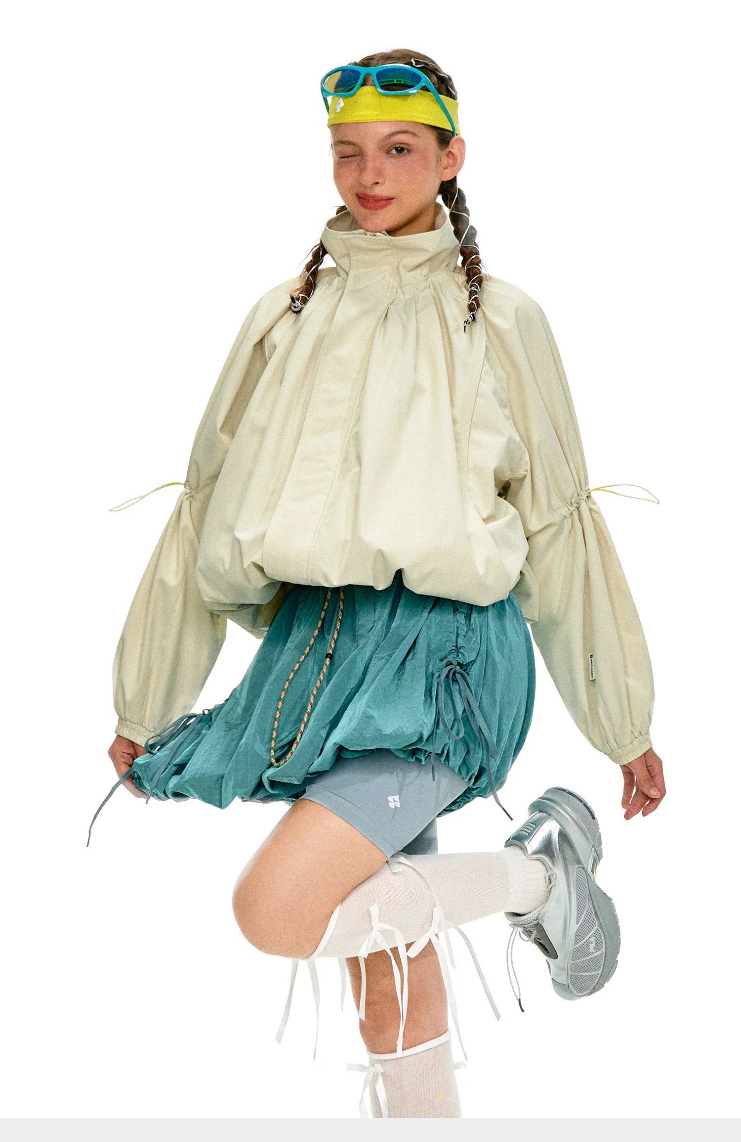 NOTHOMME Flower Bud Collar Balloon Suit - Image 45