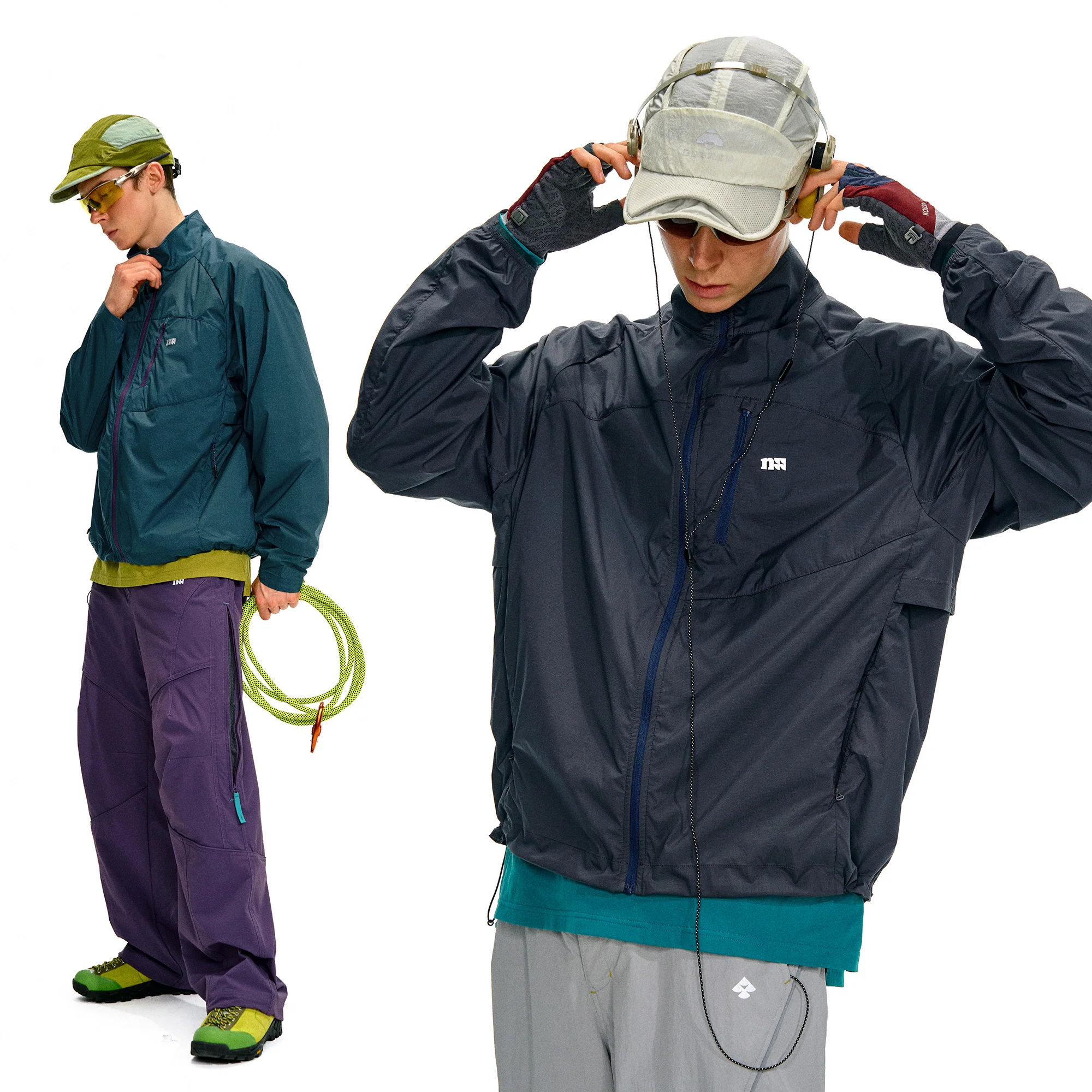 NOTHOMME Outdoor Water-proof Glowing Cycling Wind Jacket