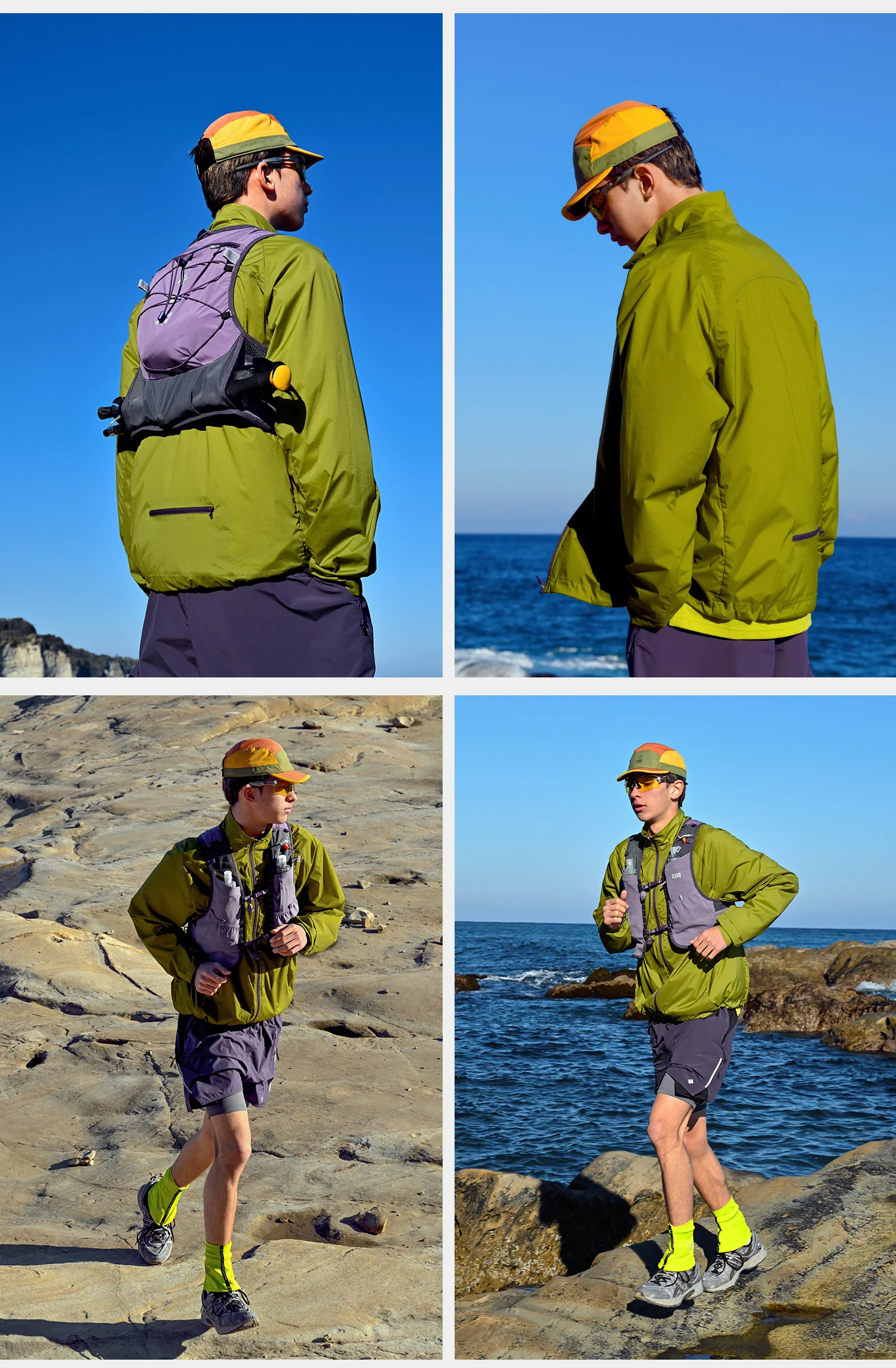 NOTHOMME Outdoor Water-proof Glowing Cycling Wind Jacket - Image 3