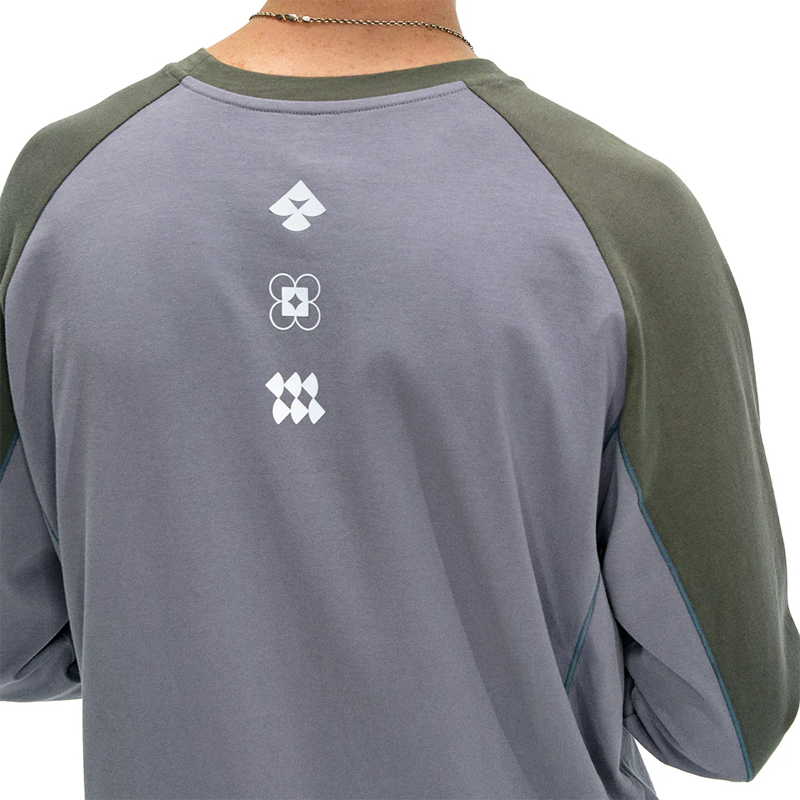 NOTHOMME Splicing Long Sleeve T-shirt - Image 3