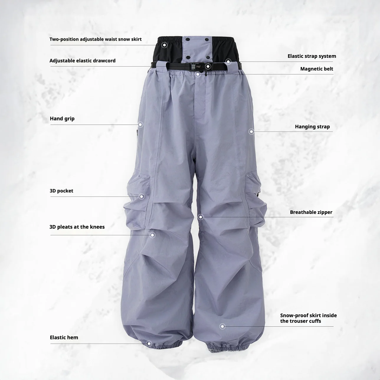 Pomt Clean F Metallic 2L Snow Pants - Image 18