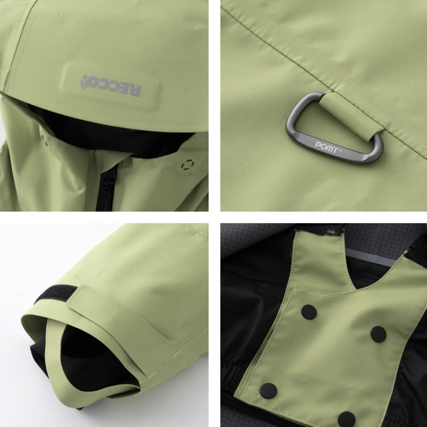 Pomt Futurx 3L Snow Jacket Avocado Green - Image 6
