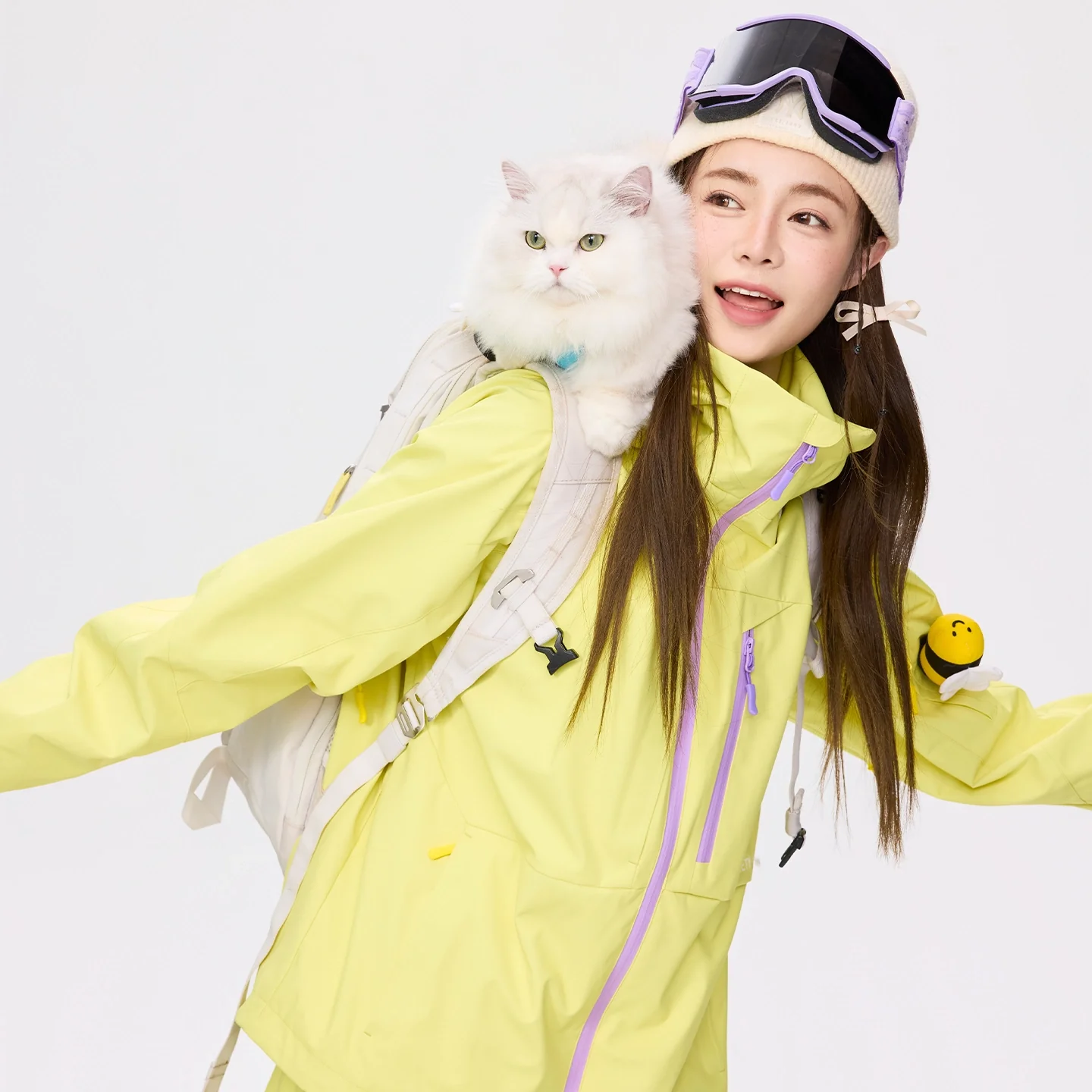 Positibeety Detachable Bee Patch 3L Snow Jacket & Pants - Women's - Image 2