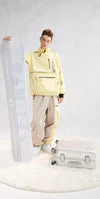 Randompow Yellowgrey All Purpose Baggy Snow Pants - Unisex - Image 5