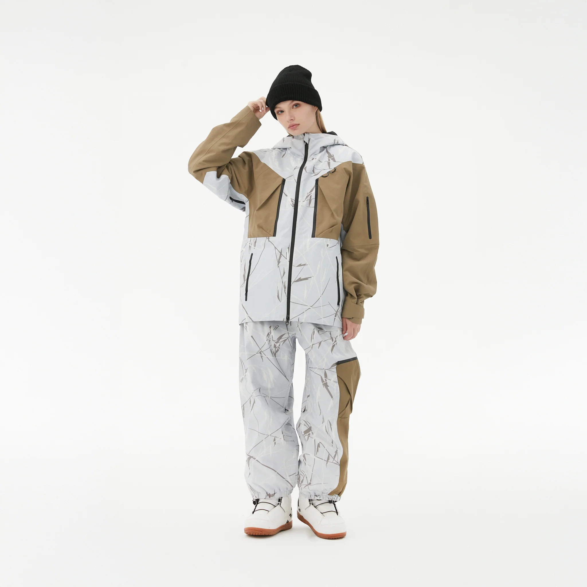 Randompow Bamboo Chinese Style Print Recco® - Jacket