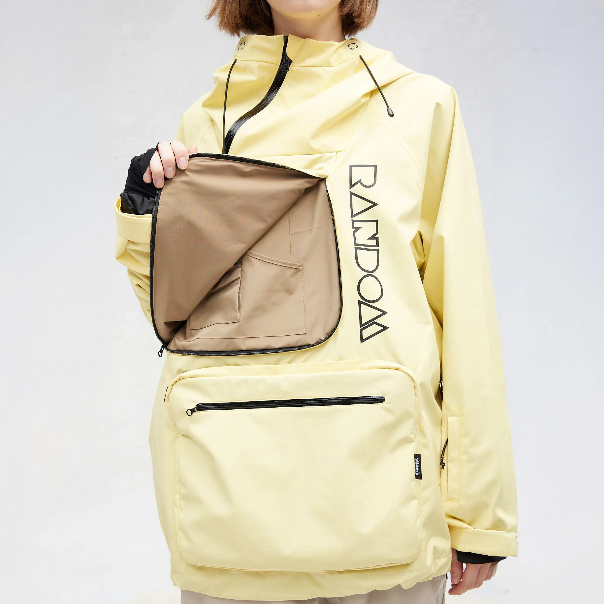 Randompow Pullover Hooded Unisex Snow Jacket - Unisex - Image 2