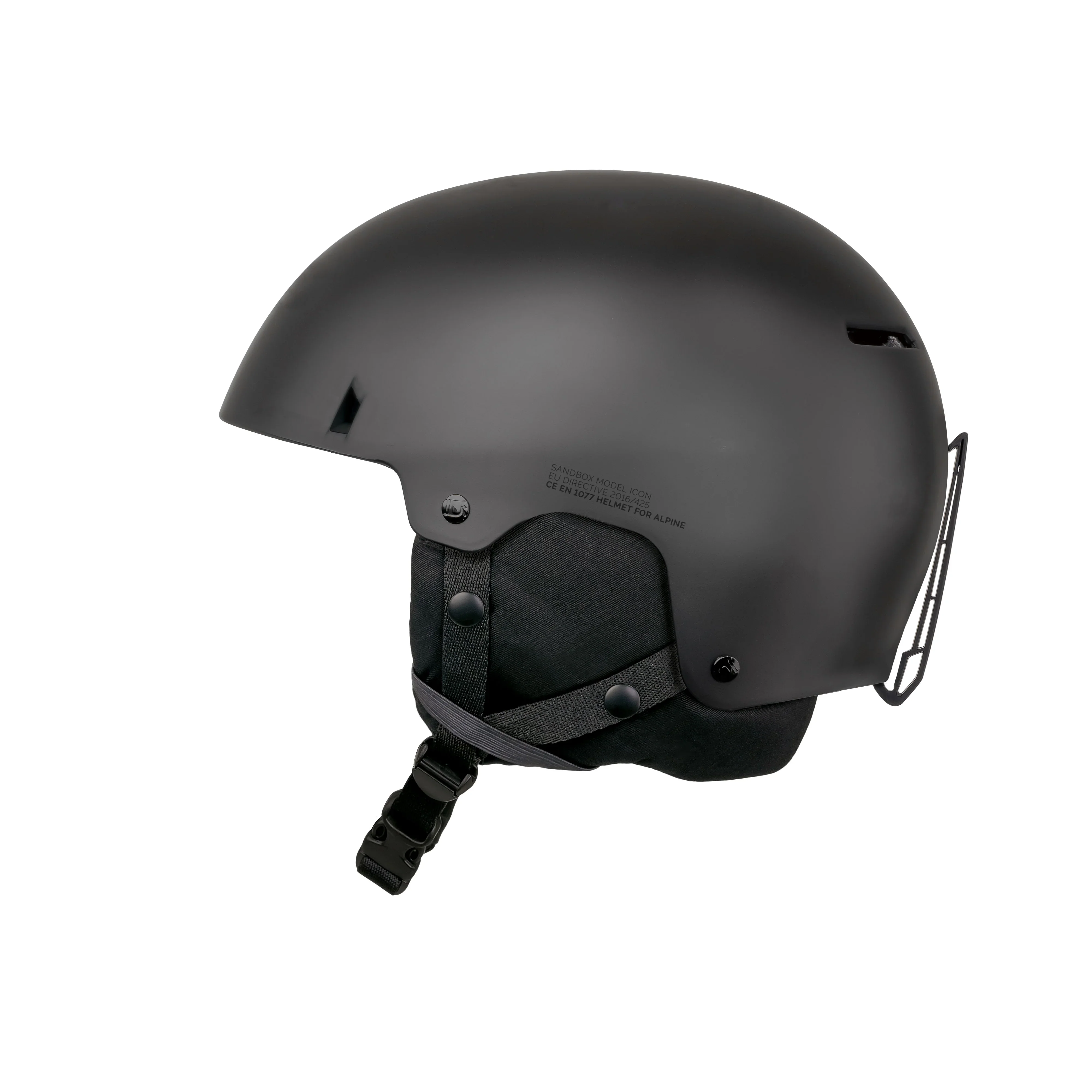 Sandbox Black Icon Ace Kids Helmet - Image 3