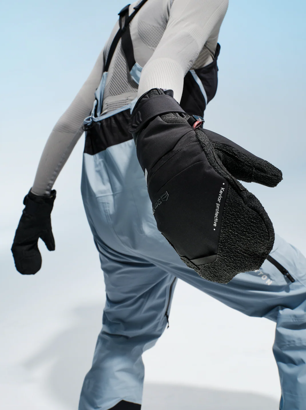 ShanHigh XRD 3D PRO Primaloft Gold Active Ski Mittens - Image 5