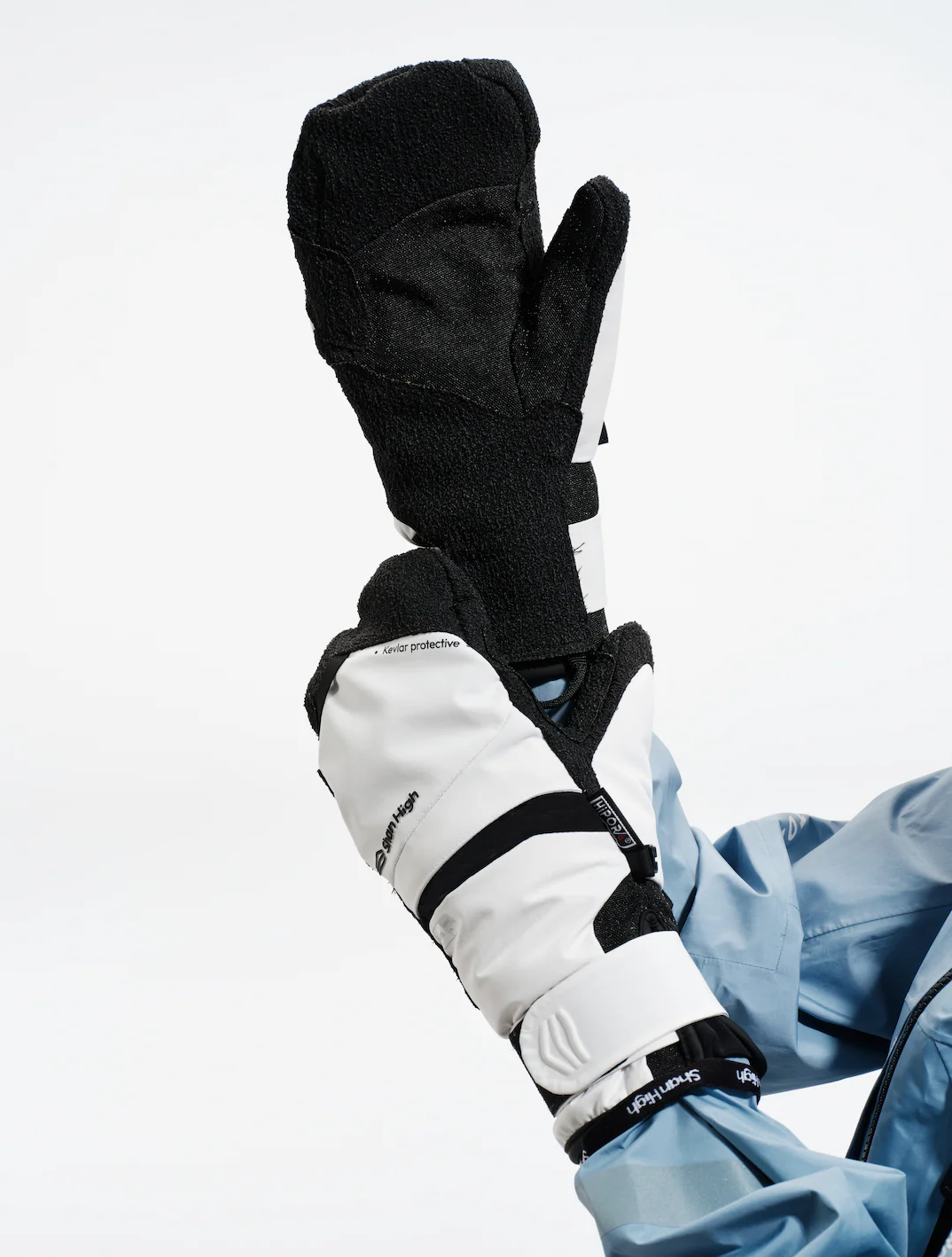 ShanHigh XRD 3D PRO Primaloft Gold Active Ski Mittens - Image 6