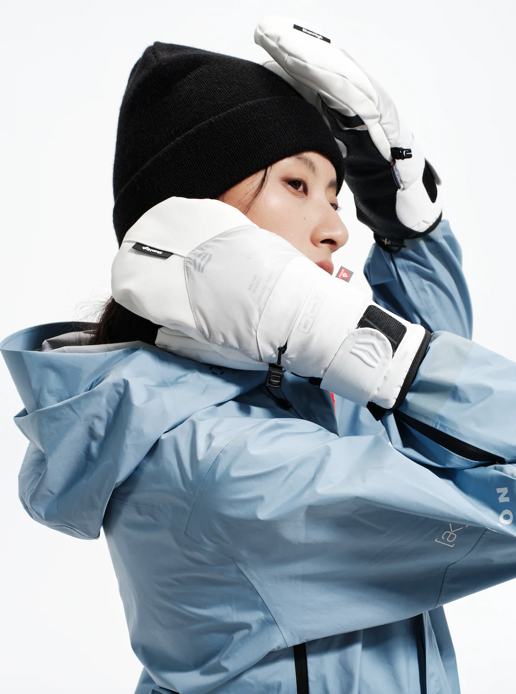 ShanHigh XRD 3D Primaloft Gold Active Ski Mittens - Image 5