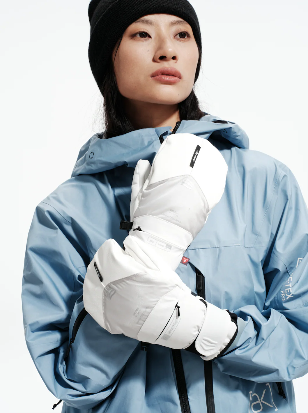 ShanHigh XRD 3D Primaloft Gold Active Ski Mittens - Image 6