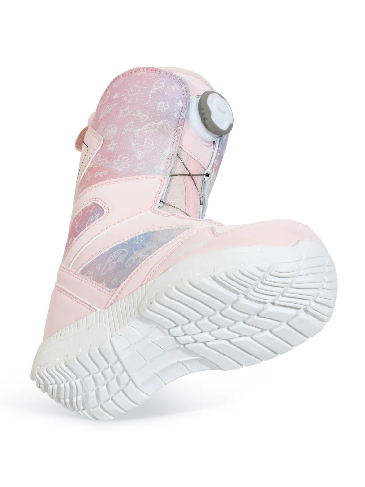 VAMEI Kids Pink Snowboard Boots - Jr - Image 2