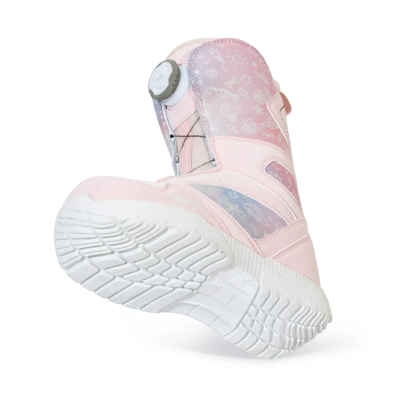 VAMEI Kids Pink Snowboard Boots - Jr - Image 3