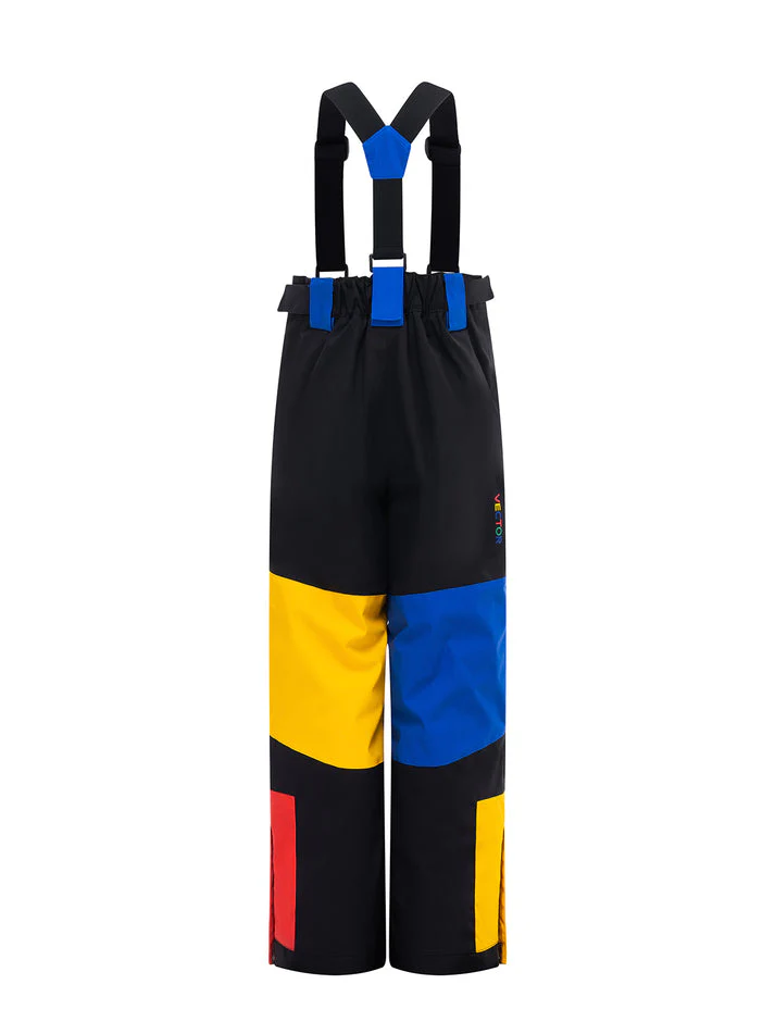 Vector Colorcube Cotton-Padded Adjustable Bibs Pants - Children's - Image 2