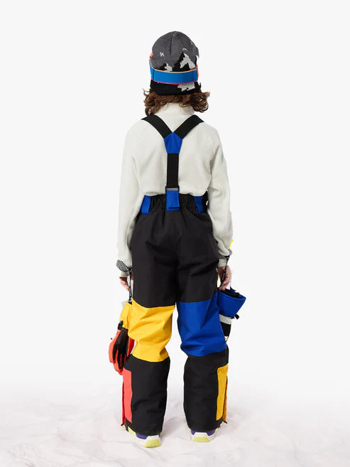 Vector Colorcube Cotton-Padded Adjustable Bibs Pants - Children's - Image 4