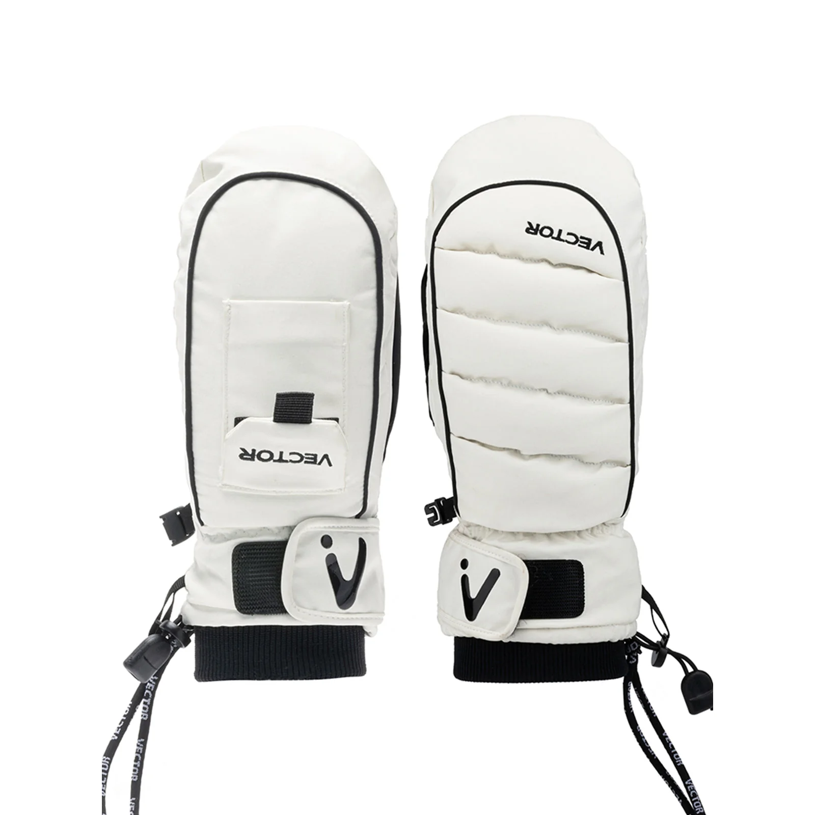 Vector Glide Kevlar 3-in-1 Snowboard & Ski Mittens With Wrist Guard