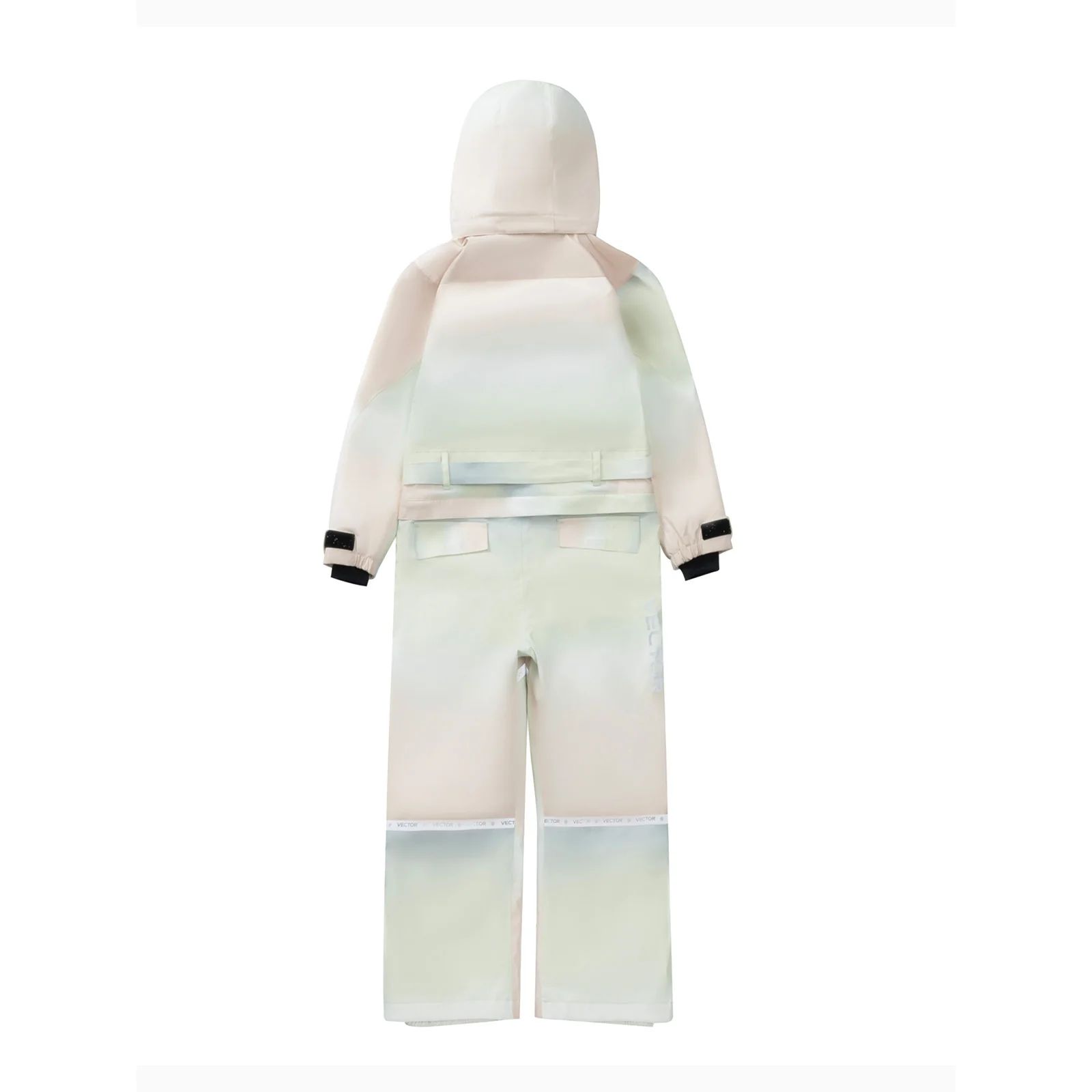 Vector Misty Brown Kids' Nebula Spliced Jumpsuit - Image 4