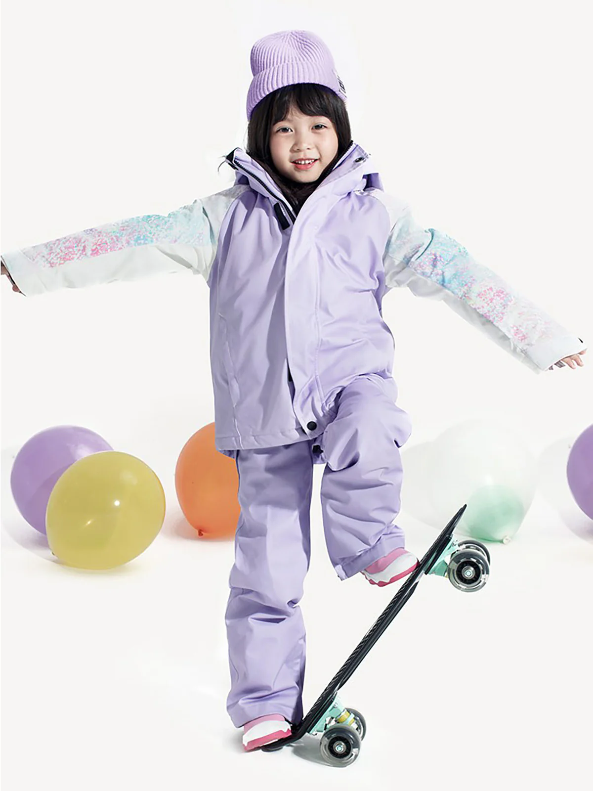 Vector Romantic Elf Kids' Glow Anorak Jacket - Image 3