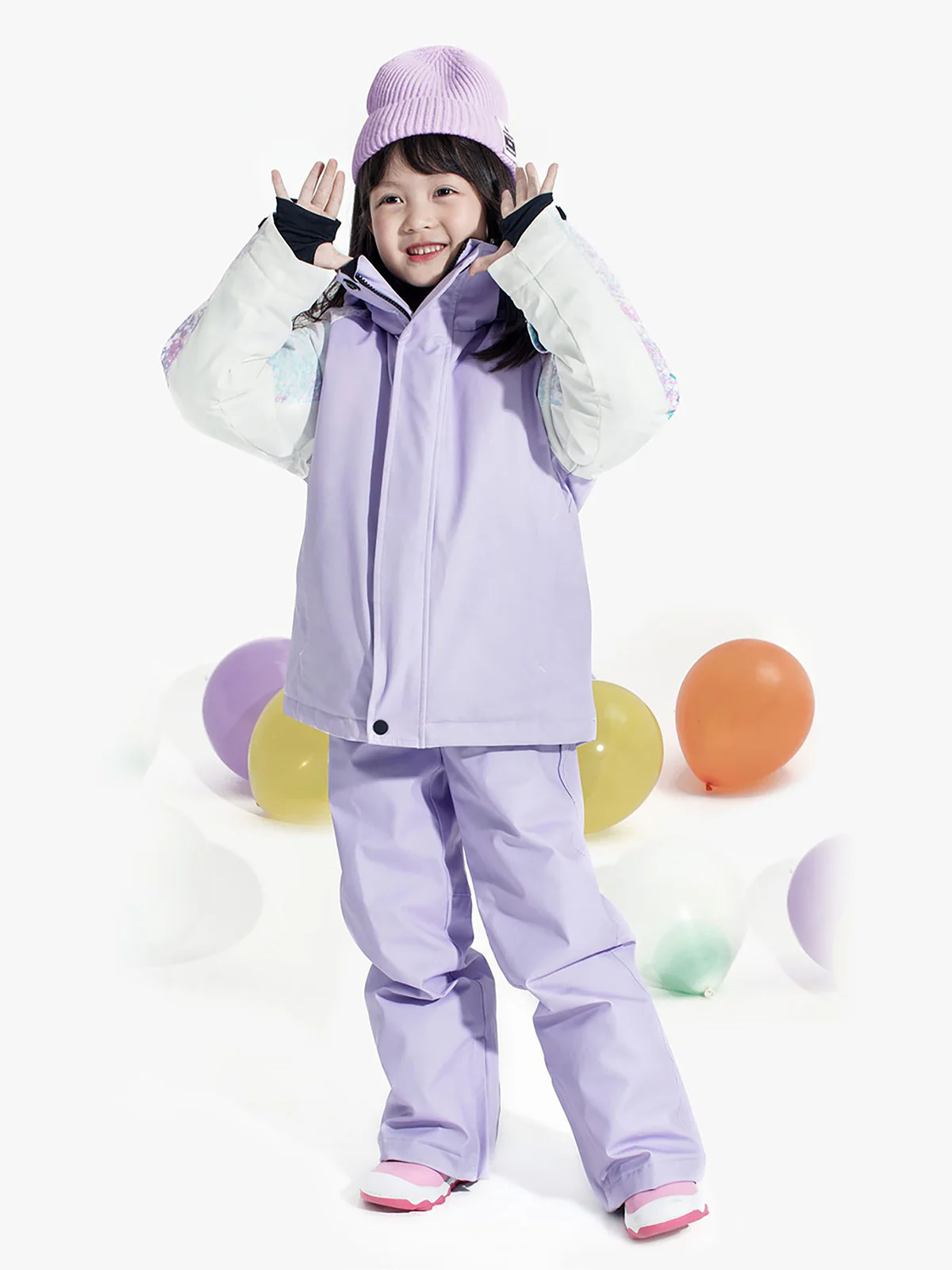Vector Romantic Elf Kids' Glow Anorak Jacket - Image 4