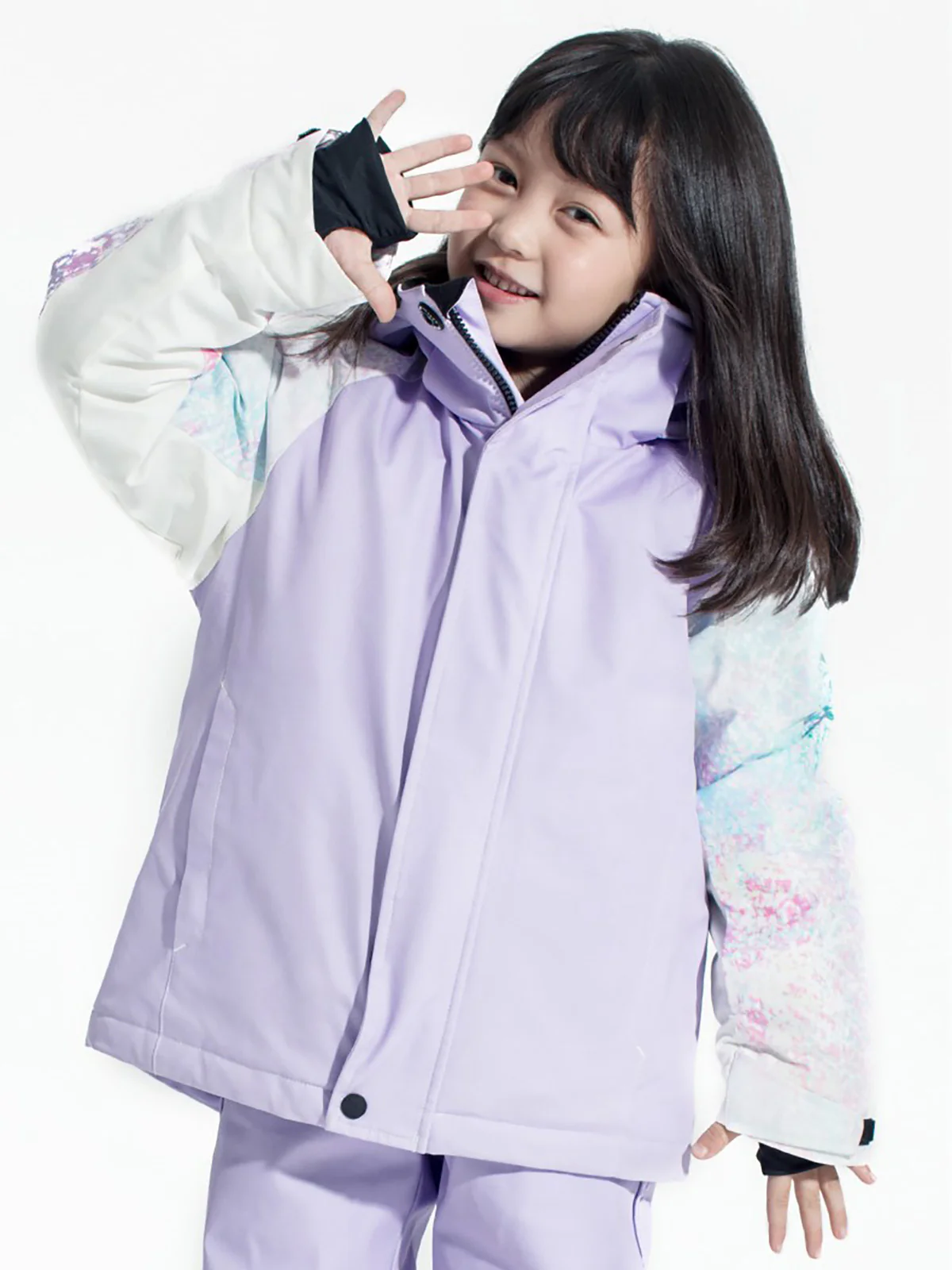 Vector Romantic Elf Kids' Glow Anorak Jacket - Image 5