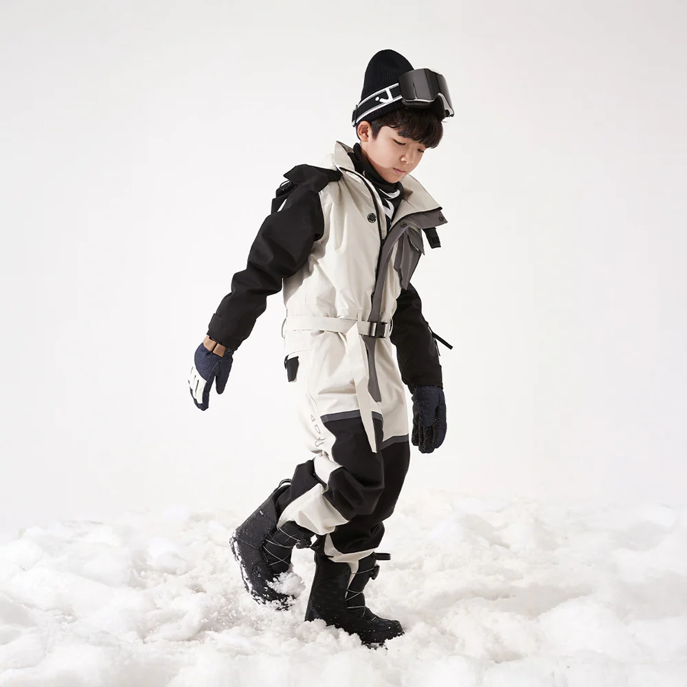 Vector Sparkle Panda Kids' Nebula Spliced Jumpsuit
