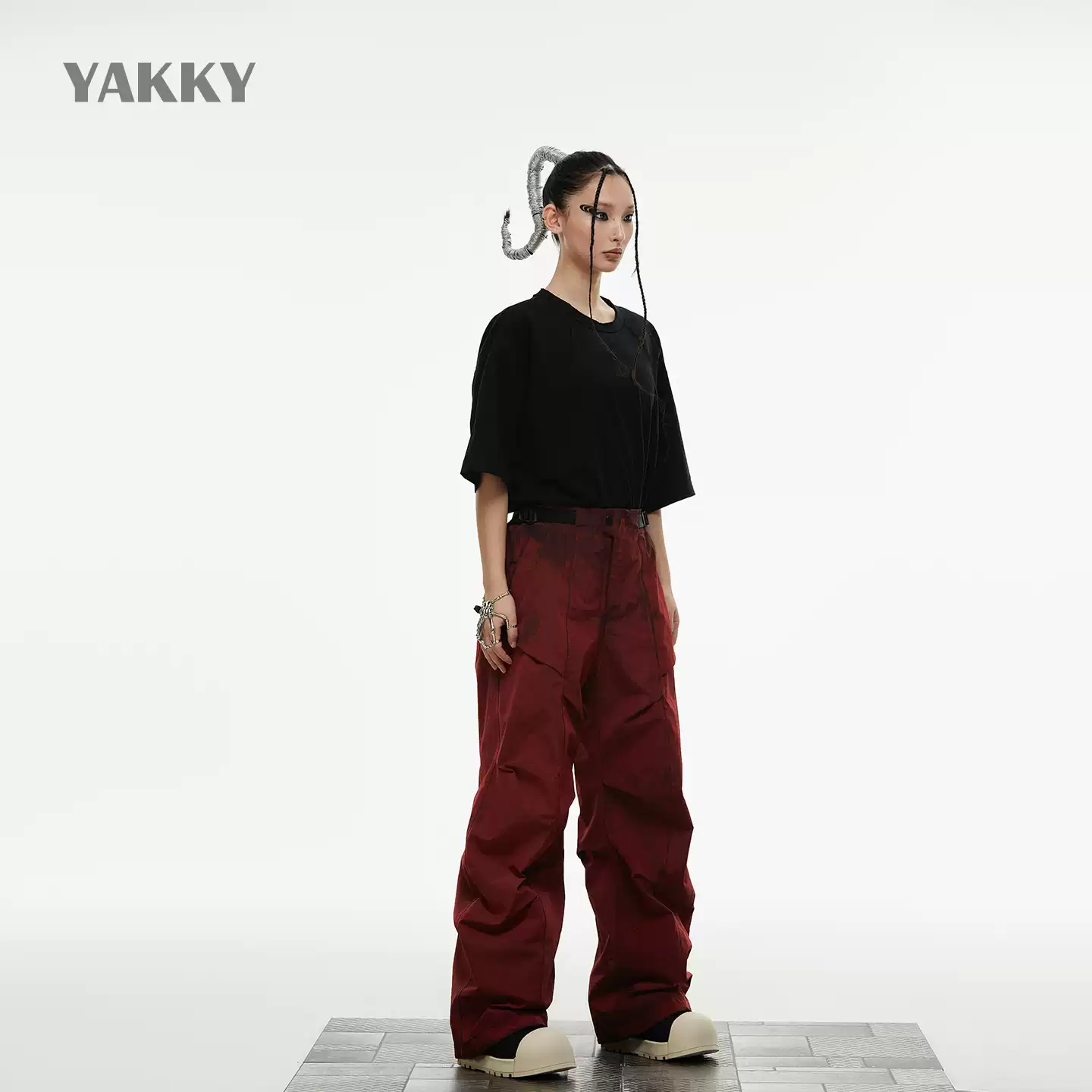 Yakky Washed Dye Series Snow Pants– Unisex - Image 3