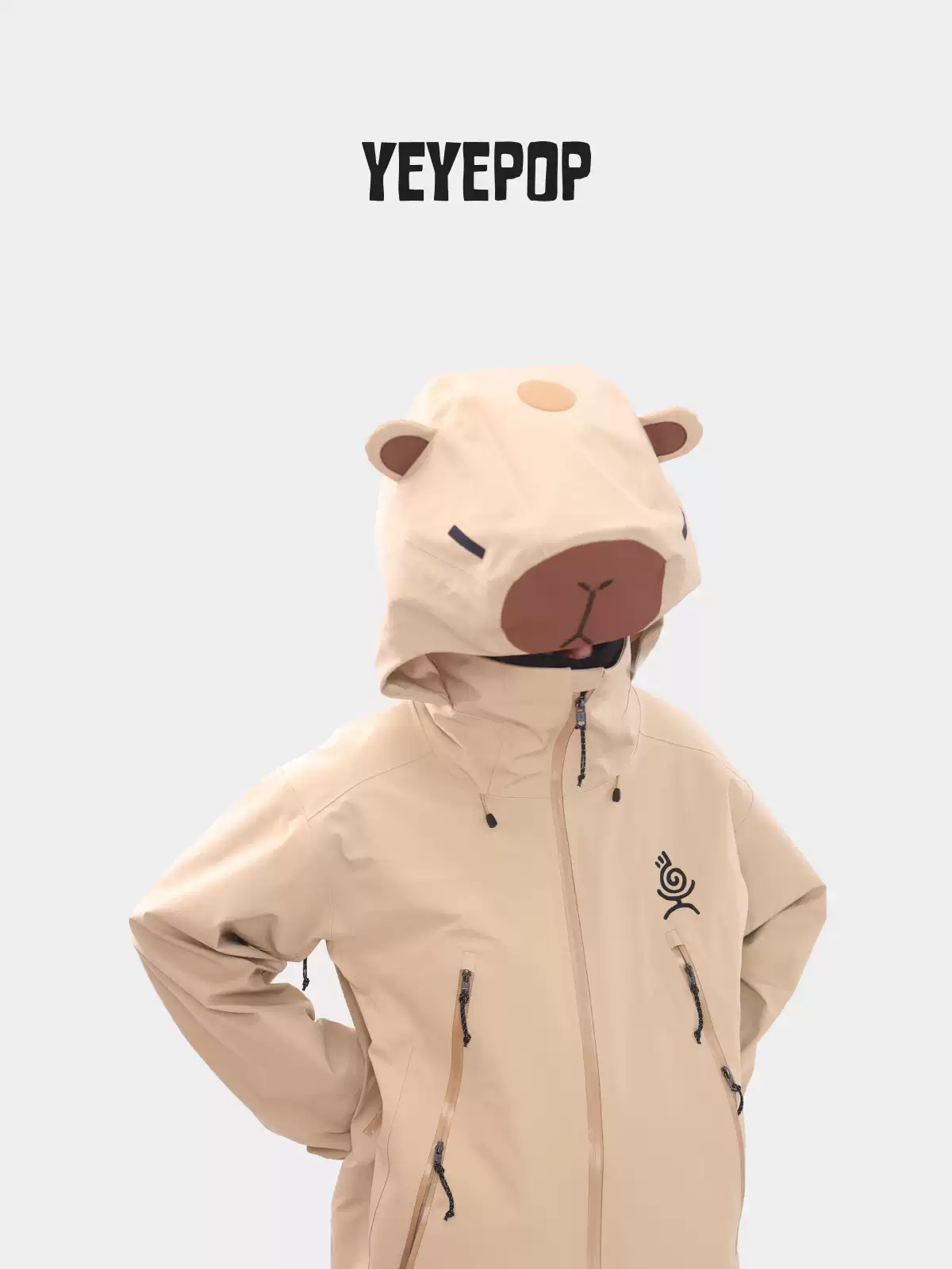 YEYEPOP Freeride Capybara Insulated Ski & Snowboard Jacket - Unisex - Image 2